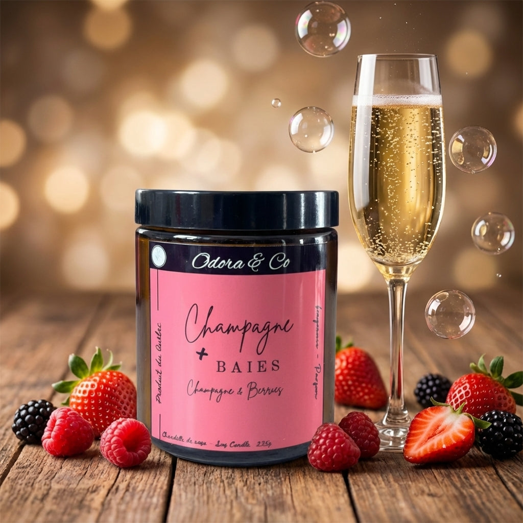 Chandelle - Champagne et Baies