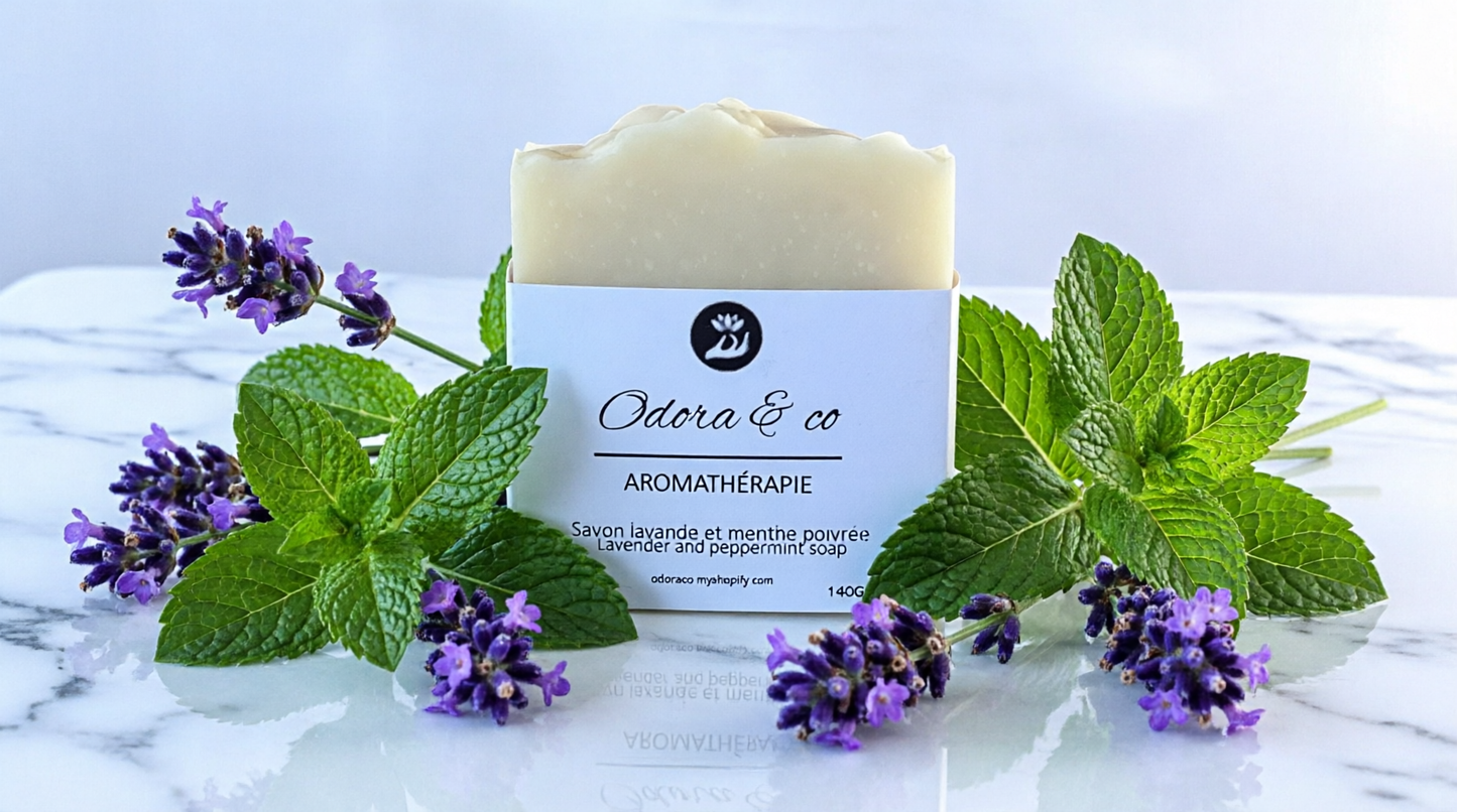 Savon Lavande et Menthe Poivrée - 140g