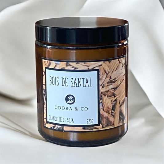 Chandelle Bois de Santal