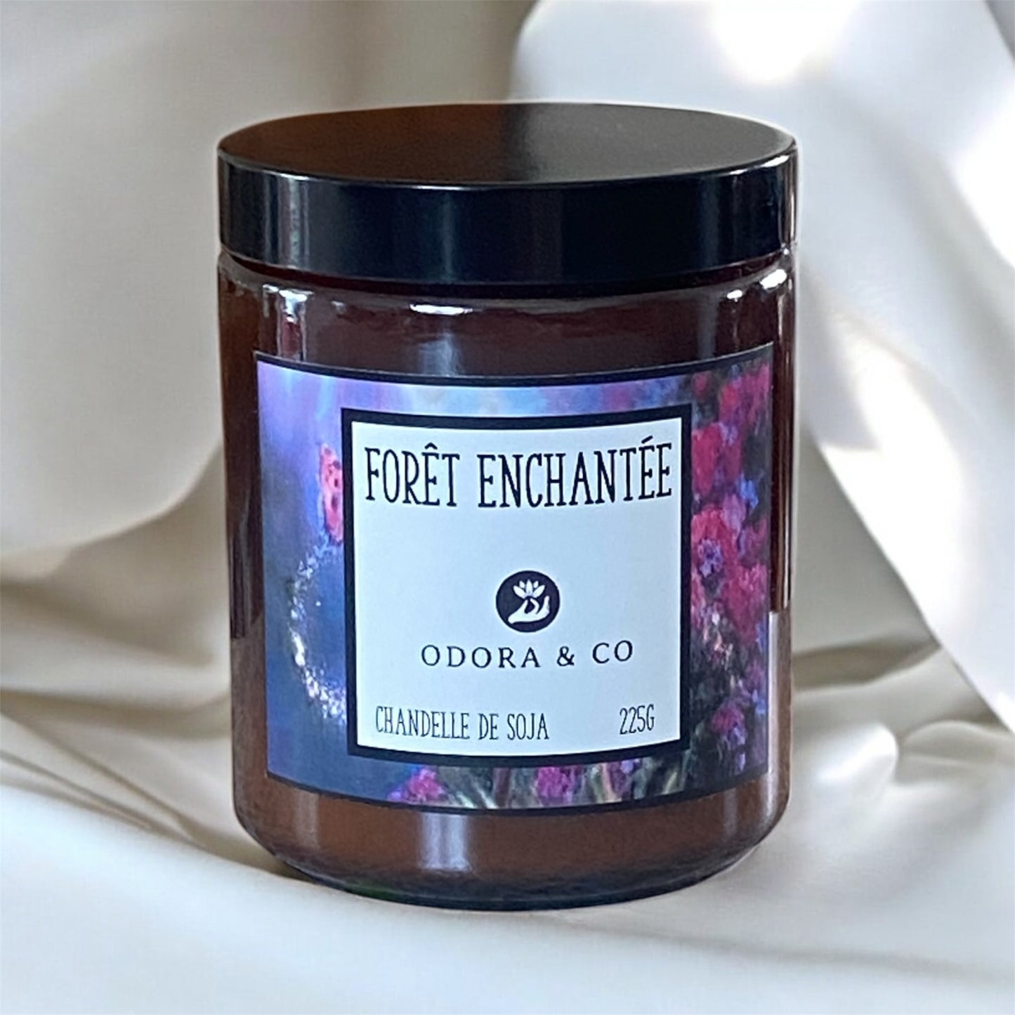 Chandelle - Cassis et Ambre Chaud