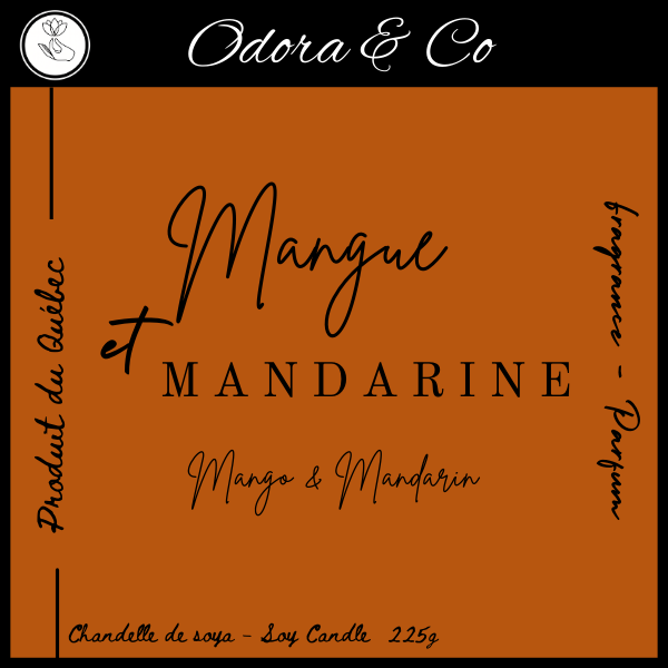 Chandelle Mange et Mandarine