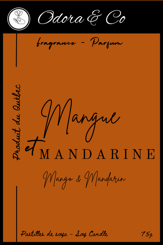 Pastilles de Cire - Mange et Mandarine
