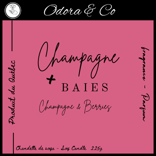 Chandelle - Champagne et Baies