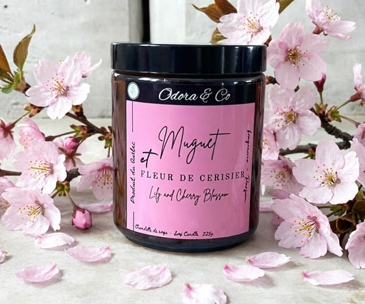 Chandelle - Muguet et Fleurs de Cerisier
