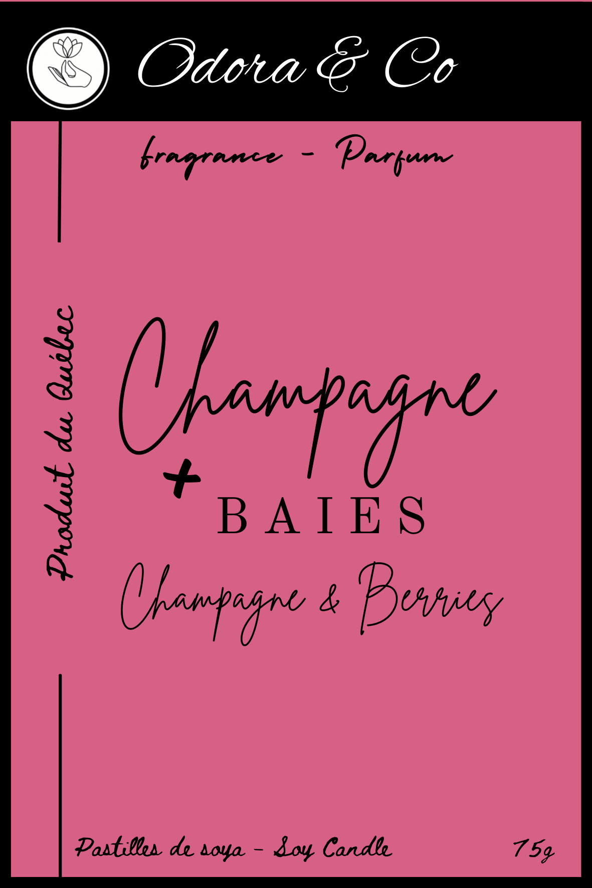 Pastilles de Cire - Champagne et Baies