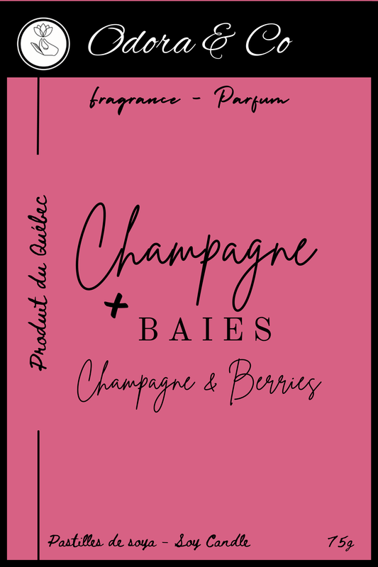 Pastilles de Cire - Champagne et Baies
