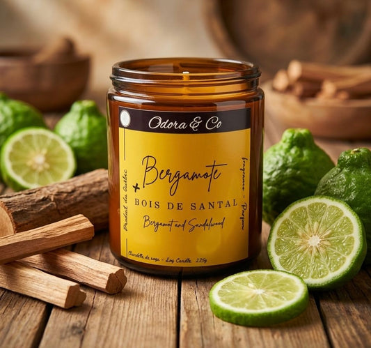 Chandelle - Bergamote et Bois de Santal
