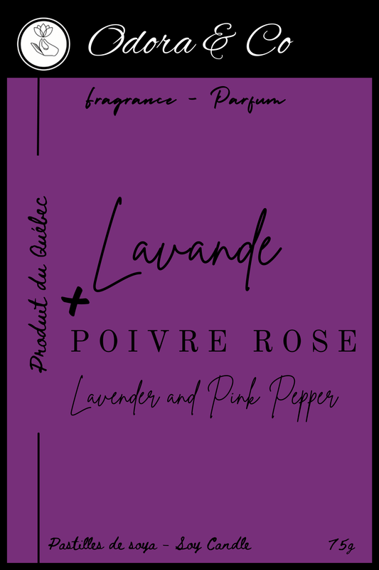 Pastilles de Cire - Lavande et Poivre Rose
