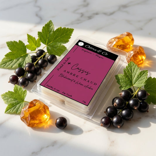 Pastilles de Cire - Cassis et Ambre Chaud