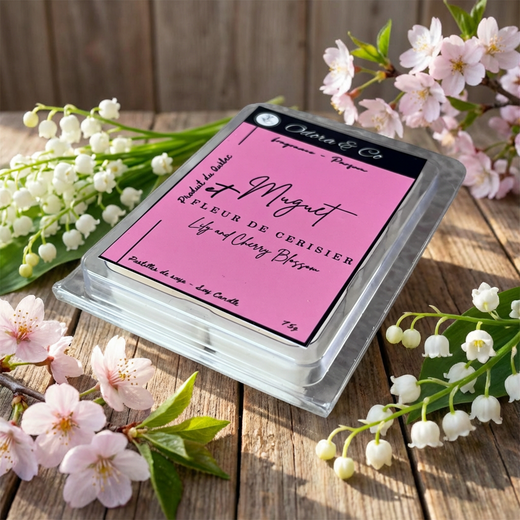 Pastilles de Cire - Muguet et Fleurs de Cerisier